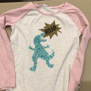 Adorable Dinosaur 🦖 Sequin T-Shirt